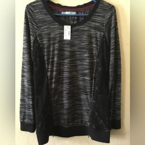 NWT Womens Maurices Tunic Length Long Sleeve Top Shirt